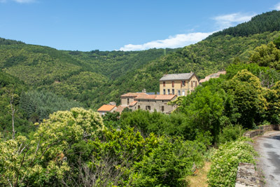 A view of Labastide Esparbairenque
